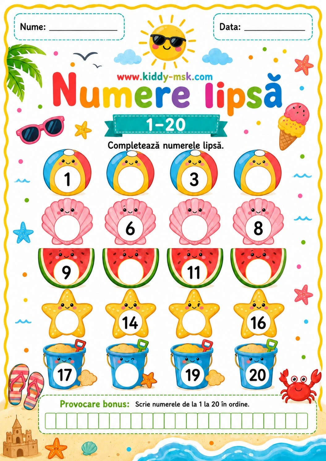 Numere lipsă de vară (1–30) — prima pagină